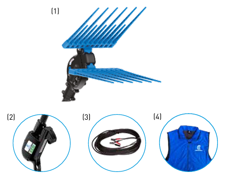 ABBACHIATORE ELETTRICO Abbacchiatore elettrico modello Elektra Campagnola - ATRA.2200